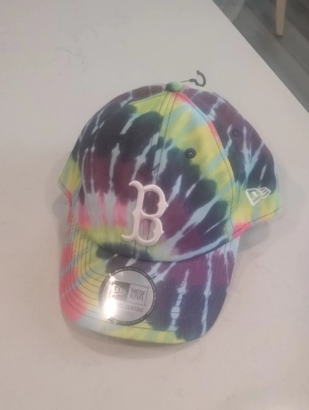 New Era Multicolor Tie-Dye Boston 'B' Cap